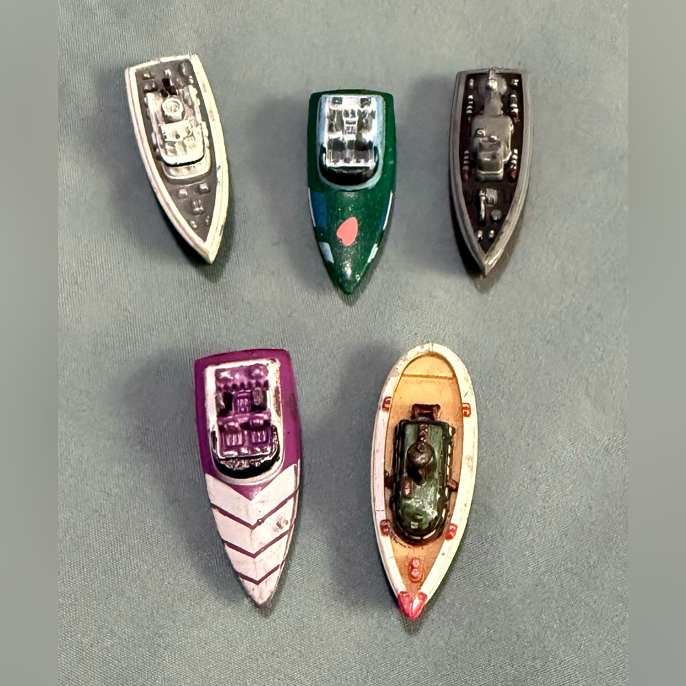Micro Machines x6 Boats US Coast Guard Hercules Tug P26 Destroyer Speed Boats